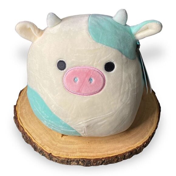 KellyToy Squishmallows Belana the Cow Blue Brand New With Tags 8" inch HTF - Picture 2 of 7